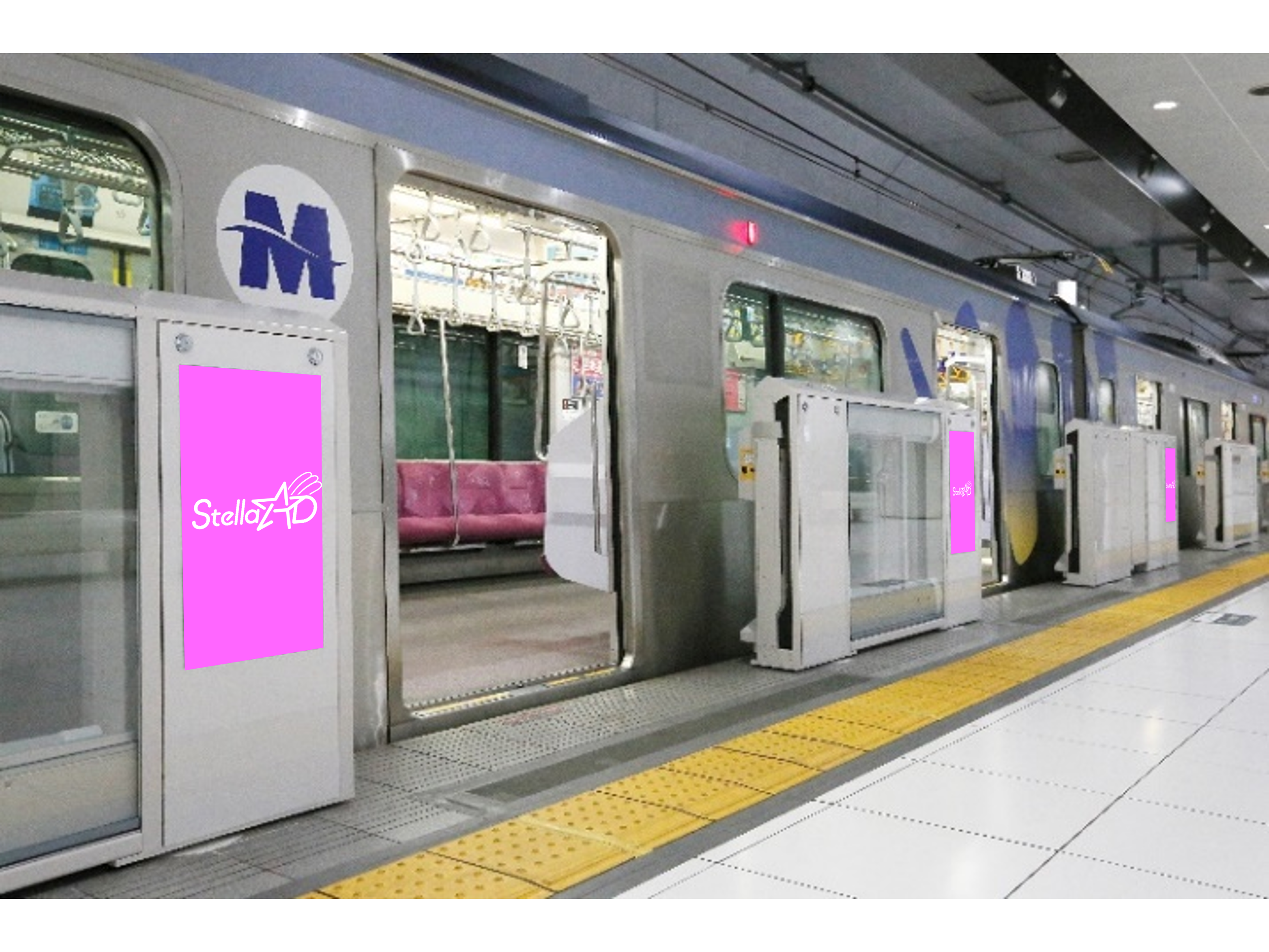【元町・中華街駅】ホームドアビジョン 元町・中華街