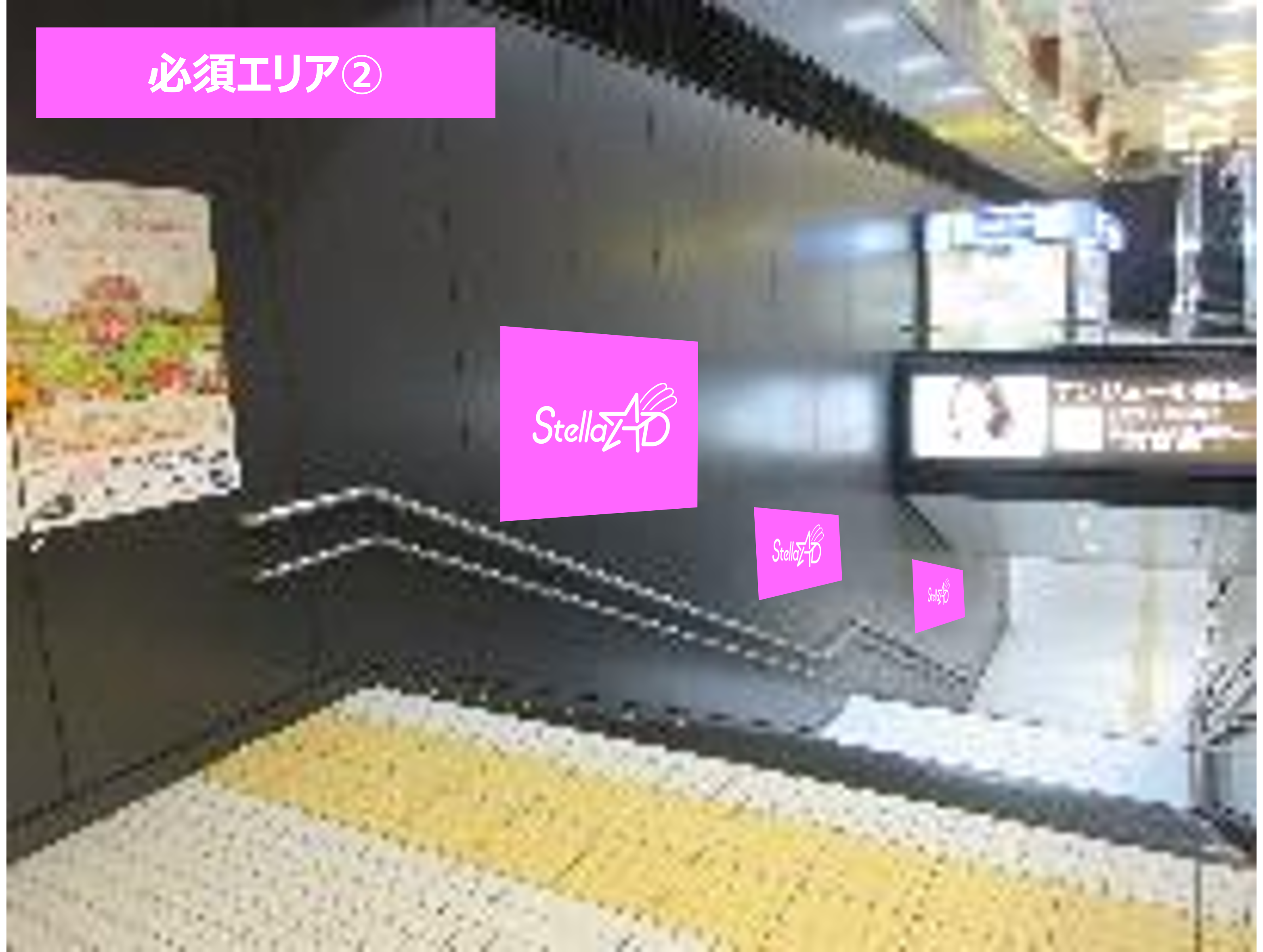 【馬車道駅】B0ポスター臨時集中貼り