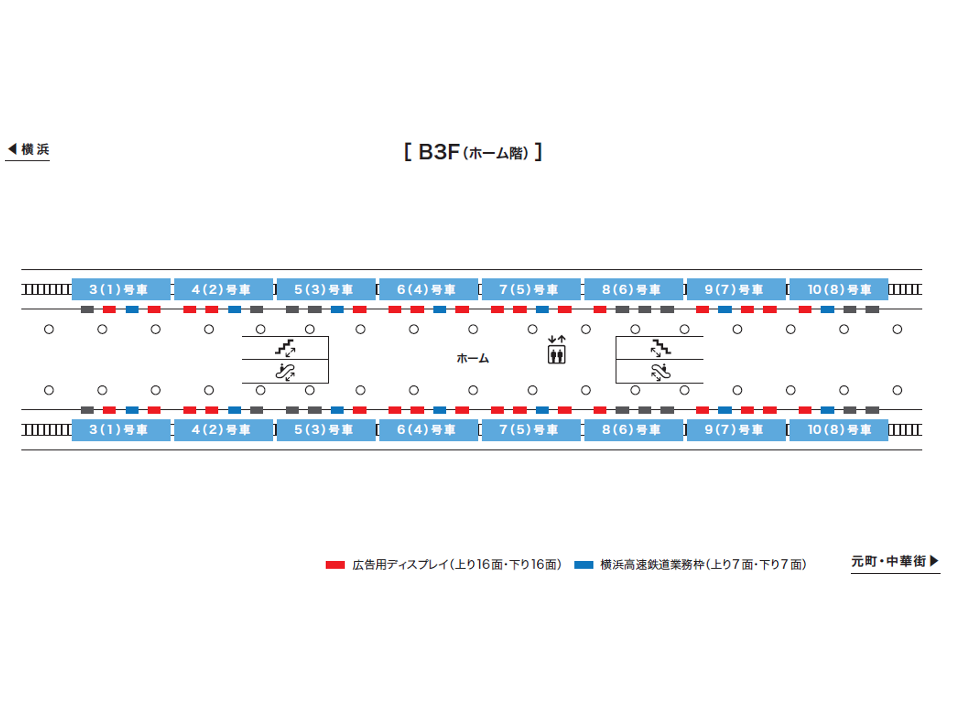 【馬車道駅】ホームドアビジョン馬車道(長期)