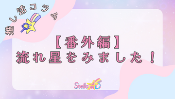 【番外編】流れ星をみました👀✨