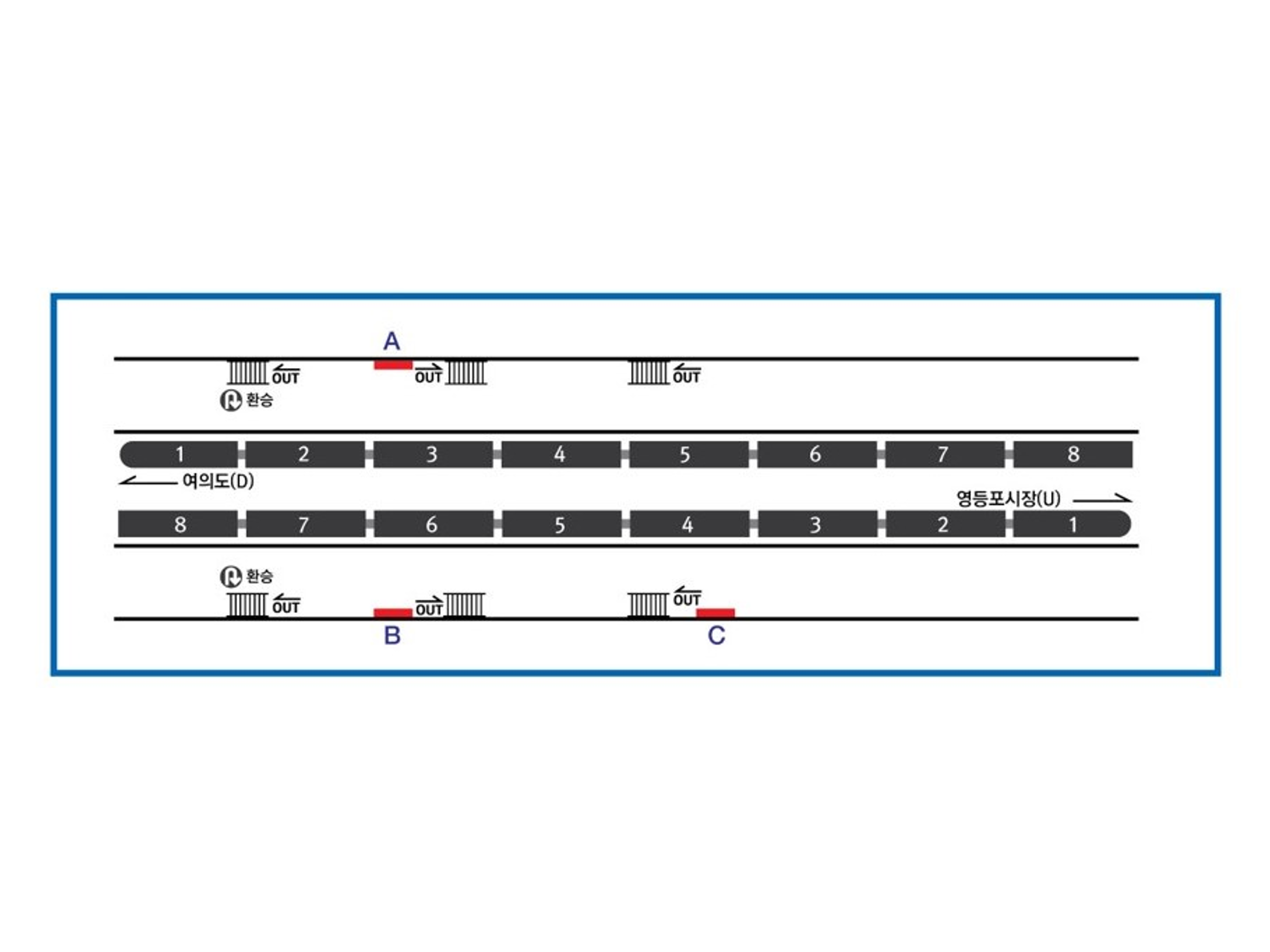 【韓国】ソウル地下鉄 5号線 新吉(シンギル)駅 ライトボックス