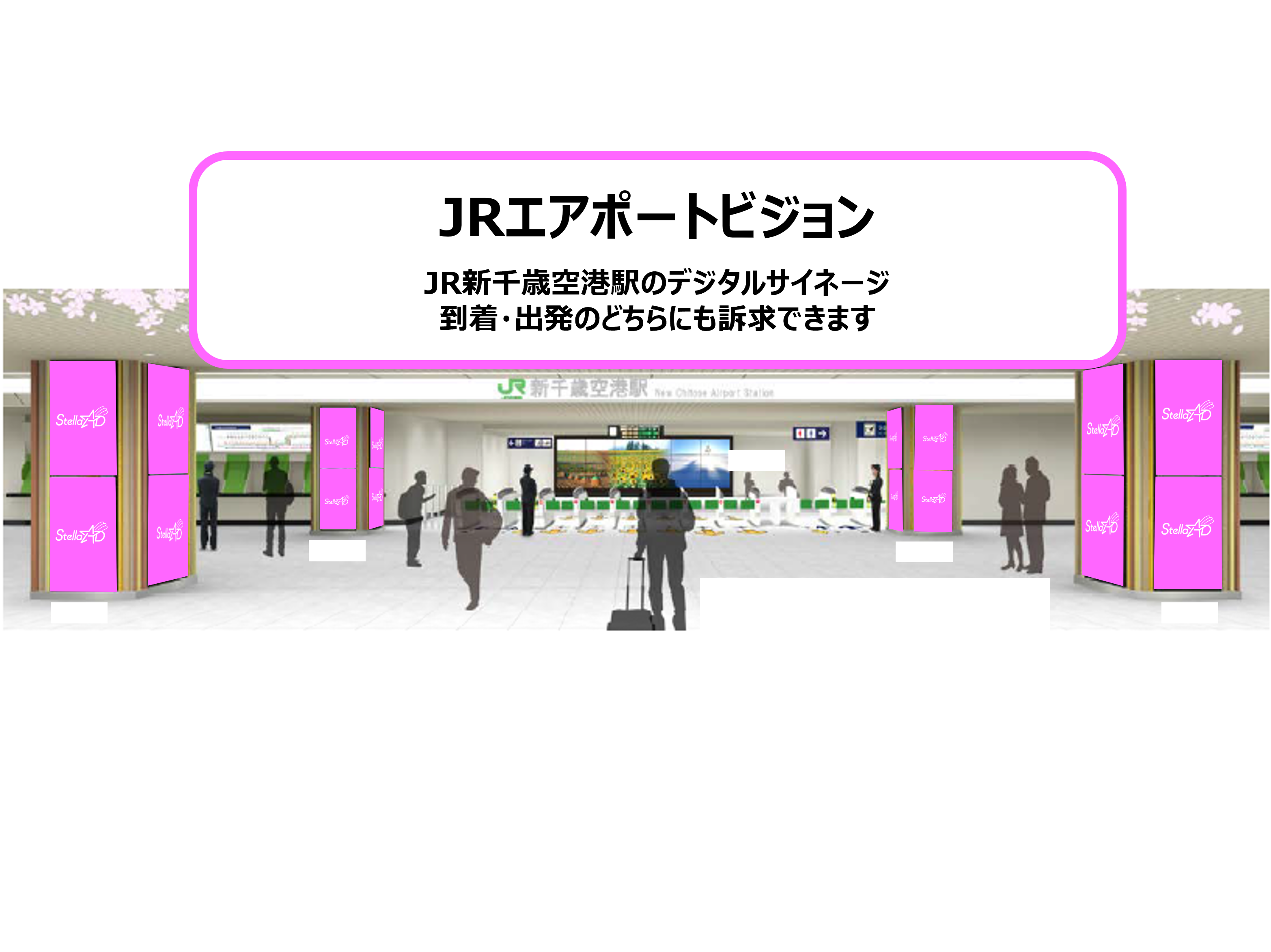 【JR新千歳空港駅】JRエアポートビジョン