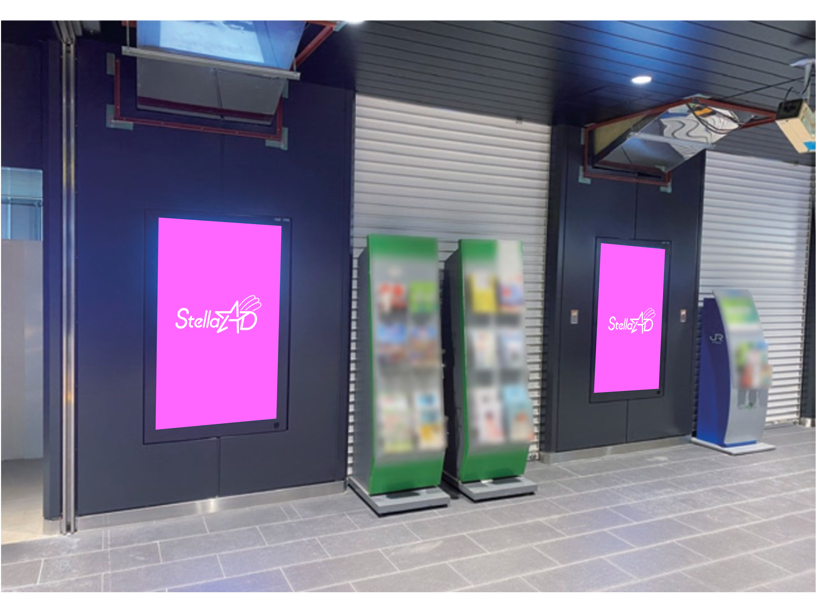 【JR有楽町駅】J・ADビジョン 有楽町駅中央改札口