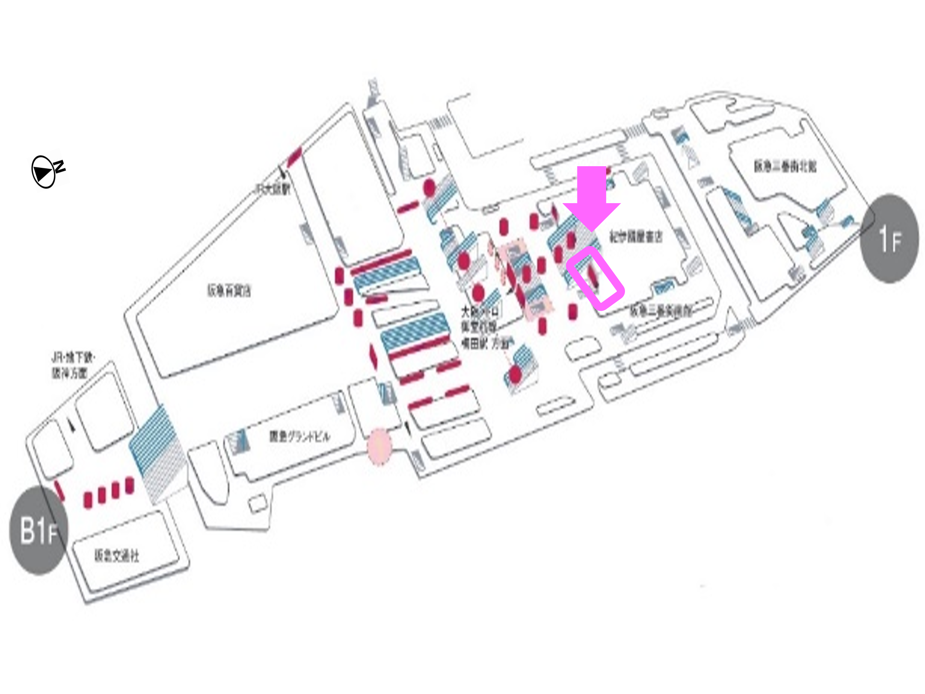【阪急梅田駅】ターミナルビジョン 梅田BIGMAN 1枠（20回）