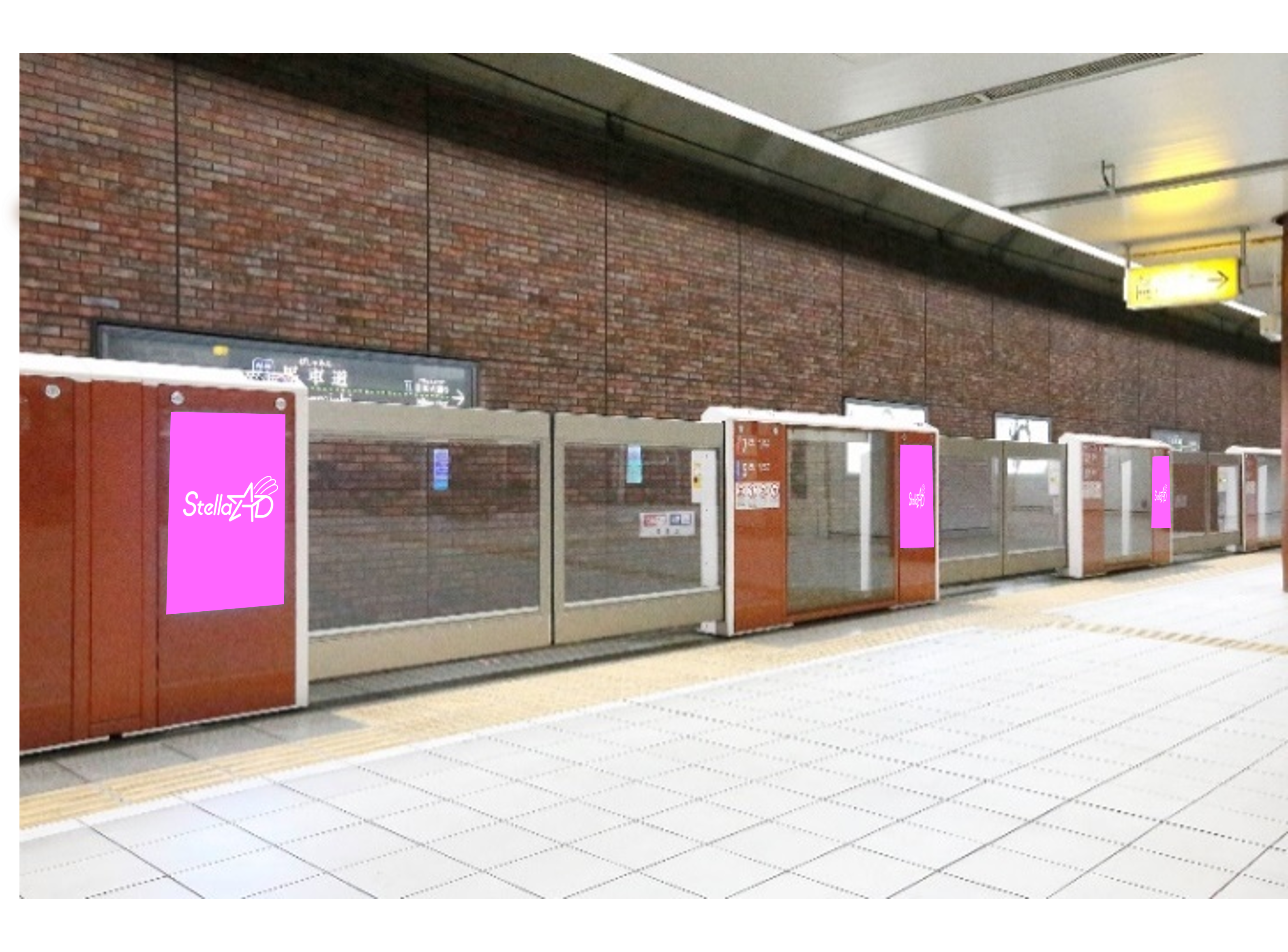 【馬車道駅】ホームドアビジョン馬車道(長期)