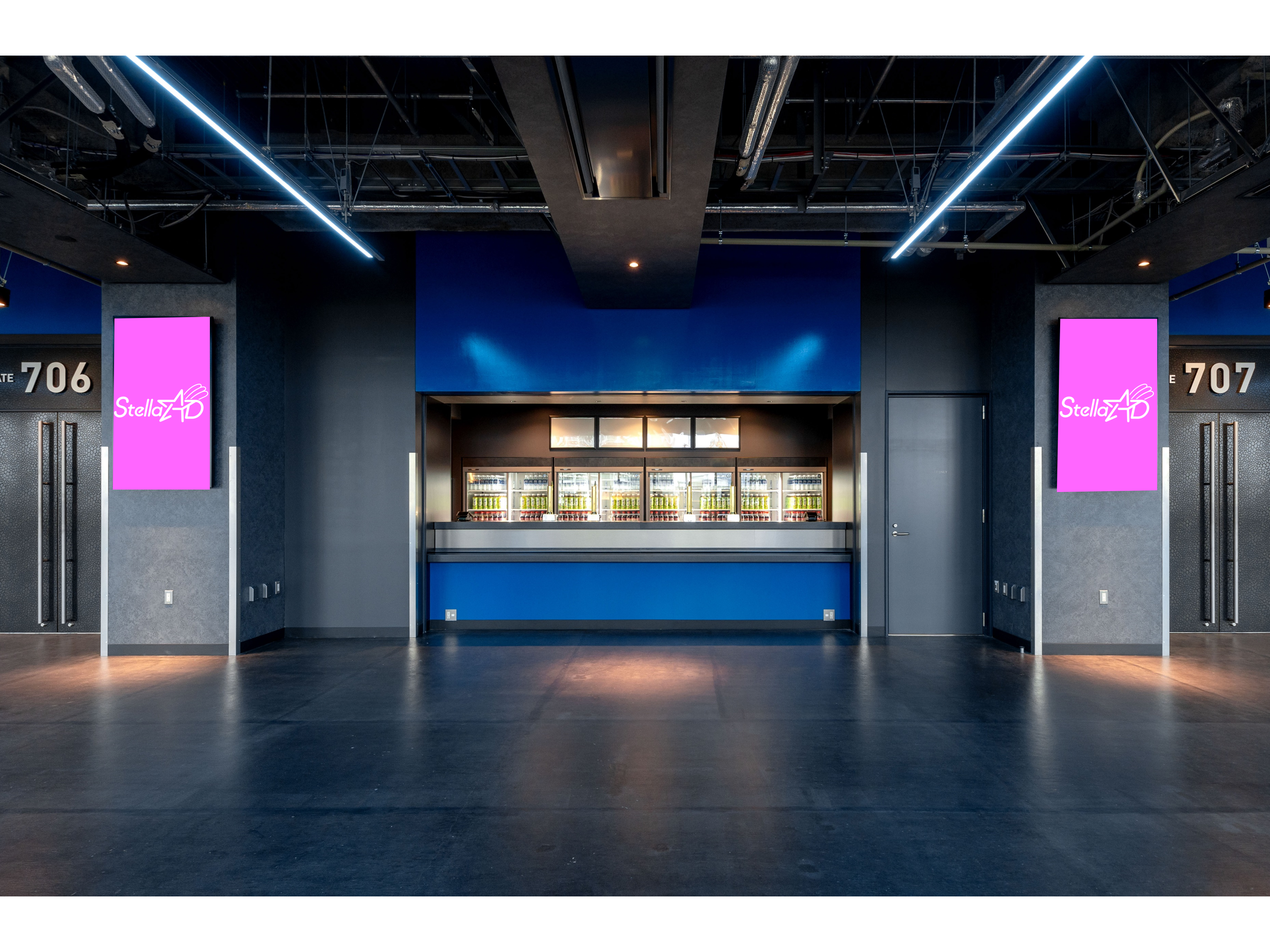 【横浜】KアリーナArena Bar 7  サイネージ